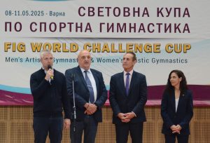 Кметът Благомир Коцев откри Световната купа по спортна гимнастика във Варна