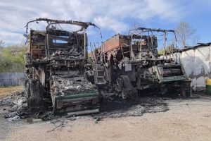 Земеделска техника за милиони левове е унищожена след умишлен палеж в боляровското село Ружица