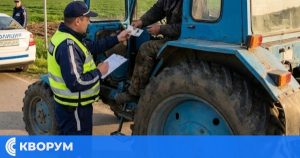 Хванаха 57-годишен с нерегистриран трактор във Варненци